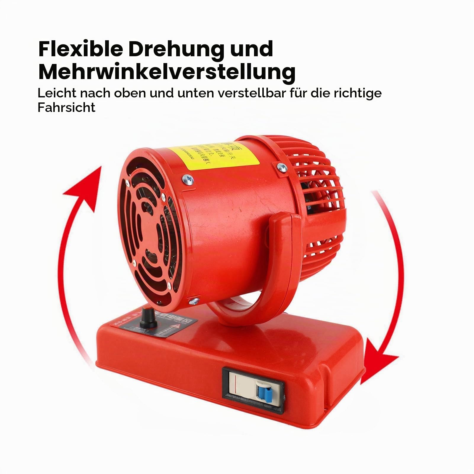 Tragbare Auto-Heizung, 1000W-1200W 2 in 1 Kühlung und Heizung Auto-Heizung, Fahrzeug montiert, Aluminium-Legierung Windschutzscheibe Defroster für Auto SUV Trucks (24V)