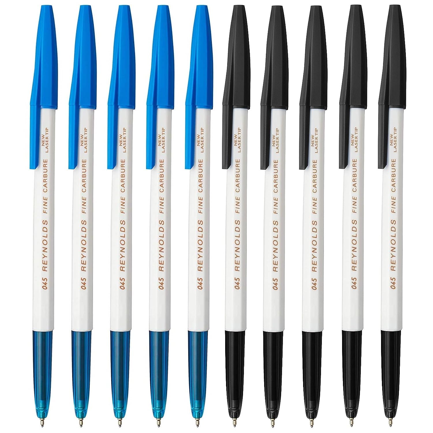Reynolds 045 Ball Pens 5 blue 5 black