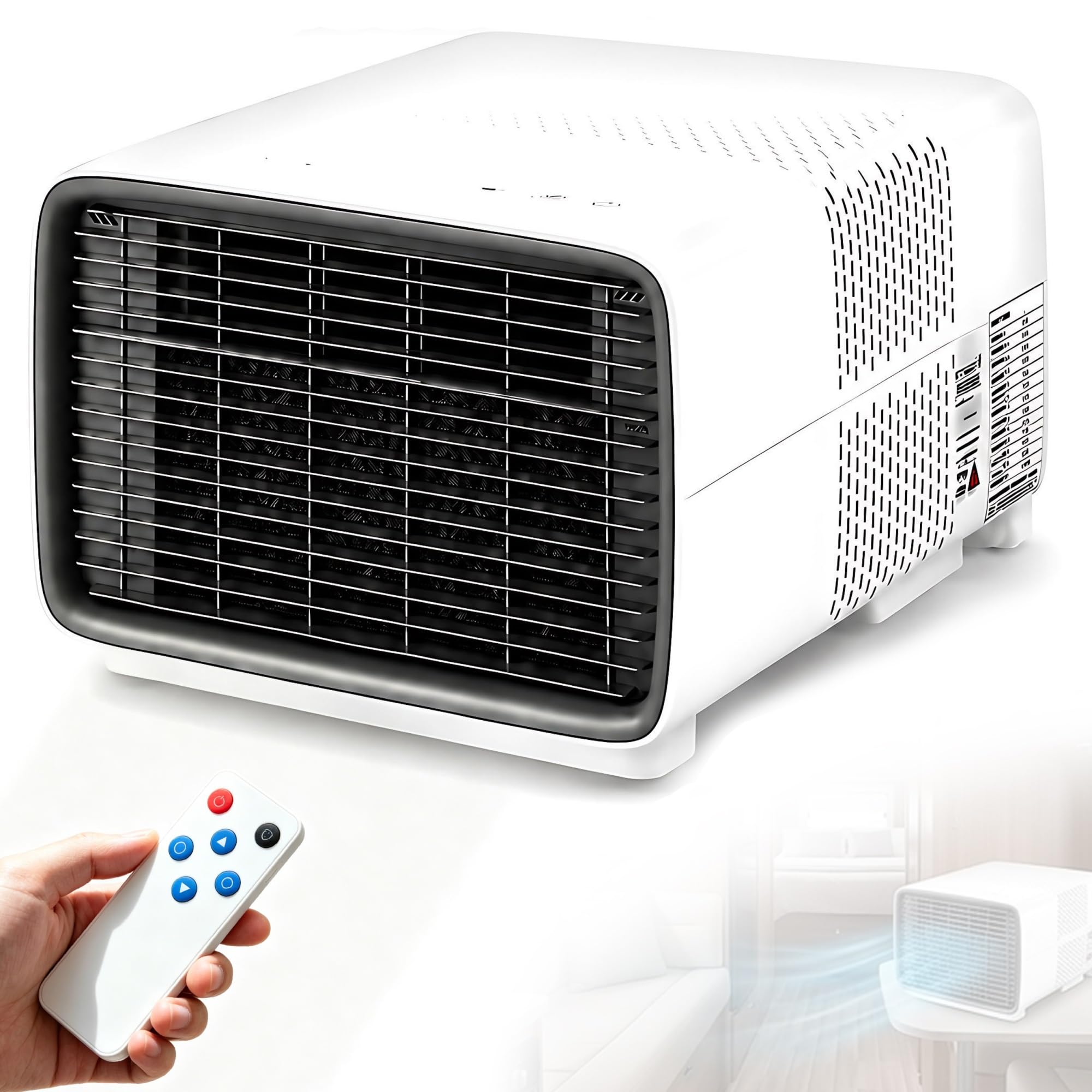 Senodon One Color Portable Room Air Conditioner & Camping Ac, 2700 Btu Fast Cooling With 45Db Quiet, 280W Energy Saving 3-I-N-1 Ready-To-Use Mini Cooler For Rv Trailers & Dormitories