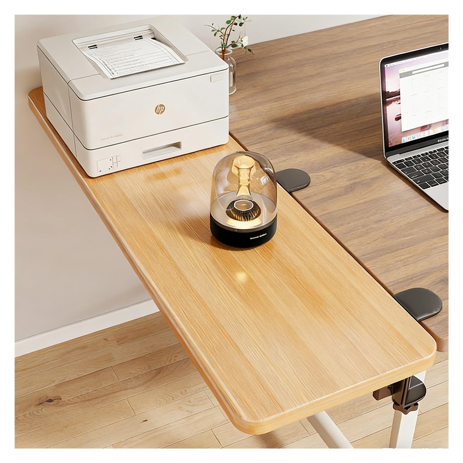 Schreibtisch-Verlängerungsablage, faltbare Tischverlängerung für Büro und Zuhause, ergonomische Armlehne, Arbeitsplatz-Organizer, Mehrzweck-Desktop-Zubehör