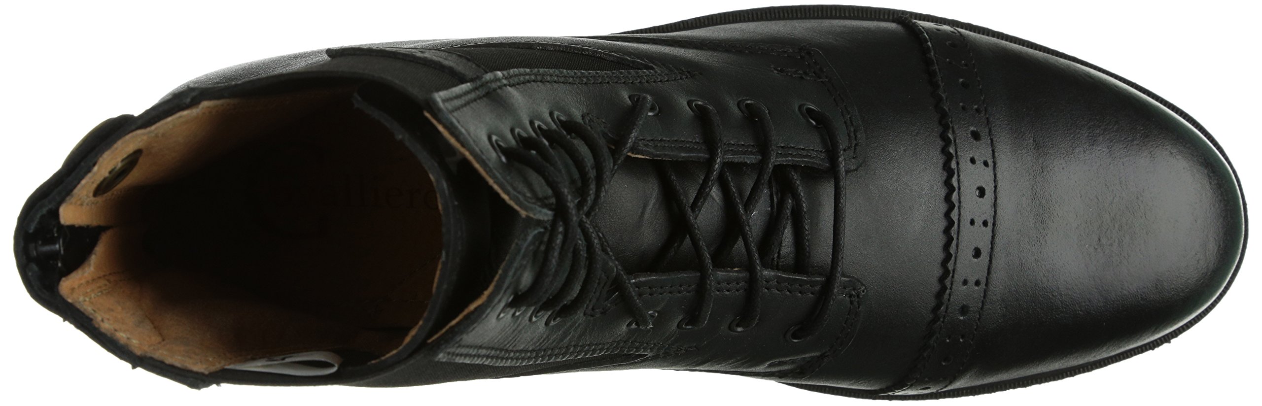 Kerbl Schnürstiefelette Monaco Glattleder, Schwarz GR. 42, Bottes d'équitation pour Femme