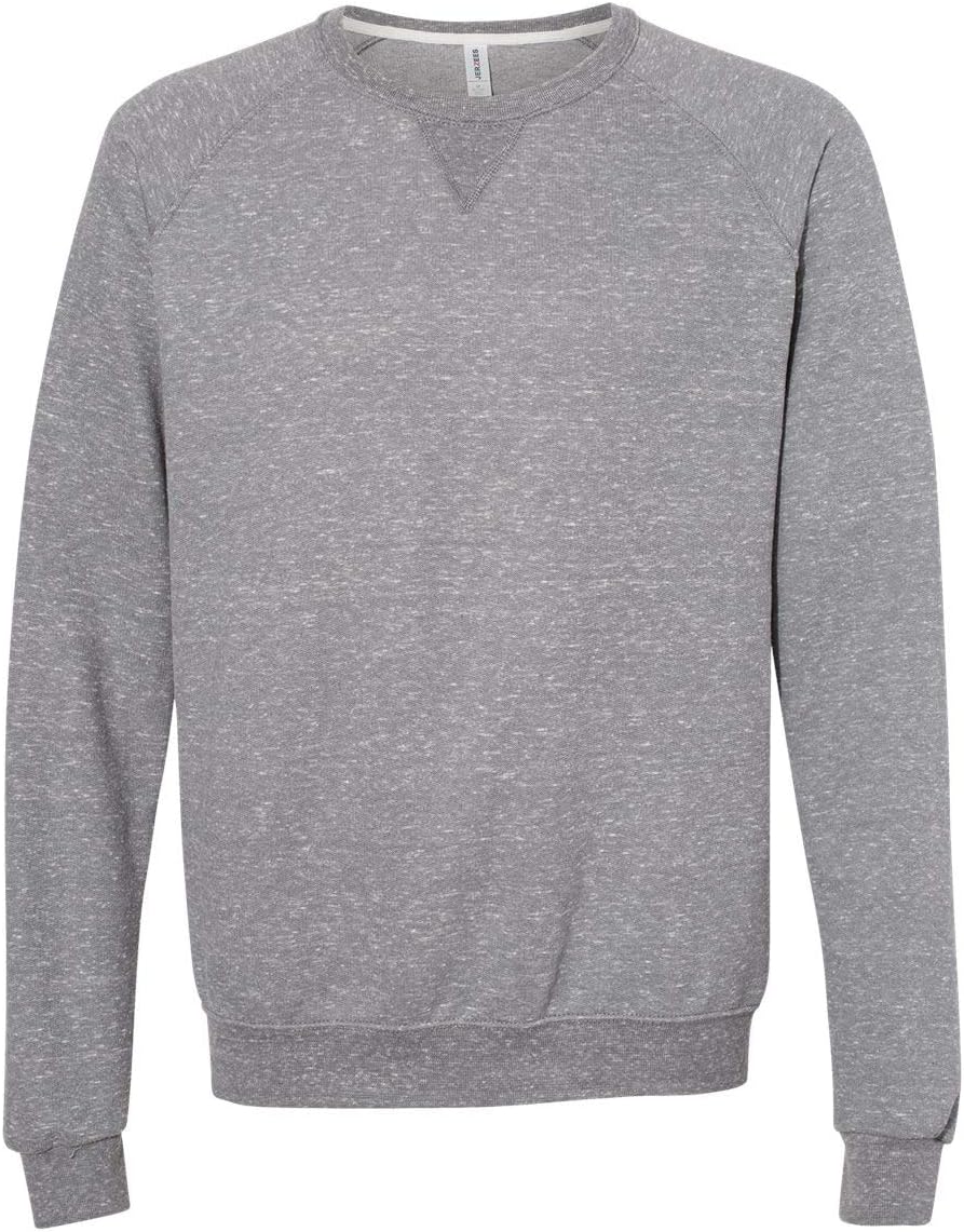 Jerzees Snow Heather French Terry Crewneck Sweatshirt