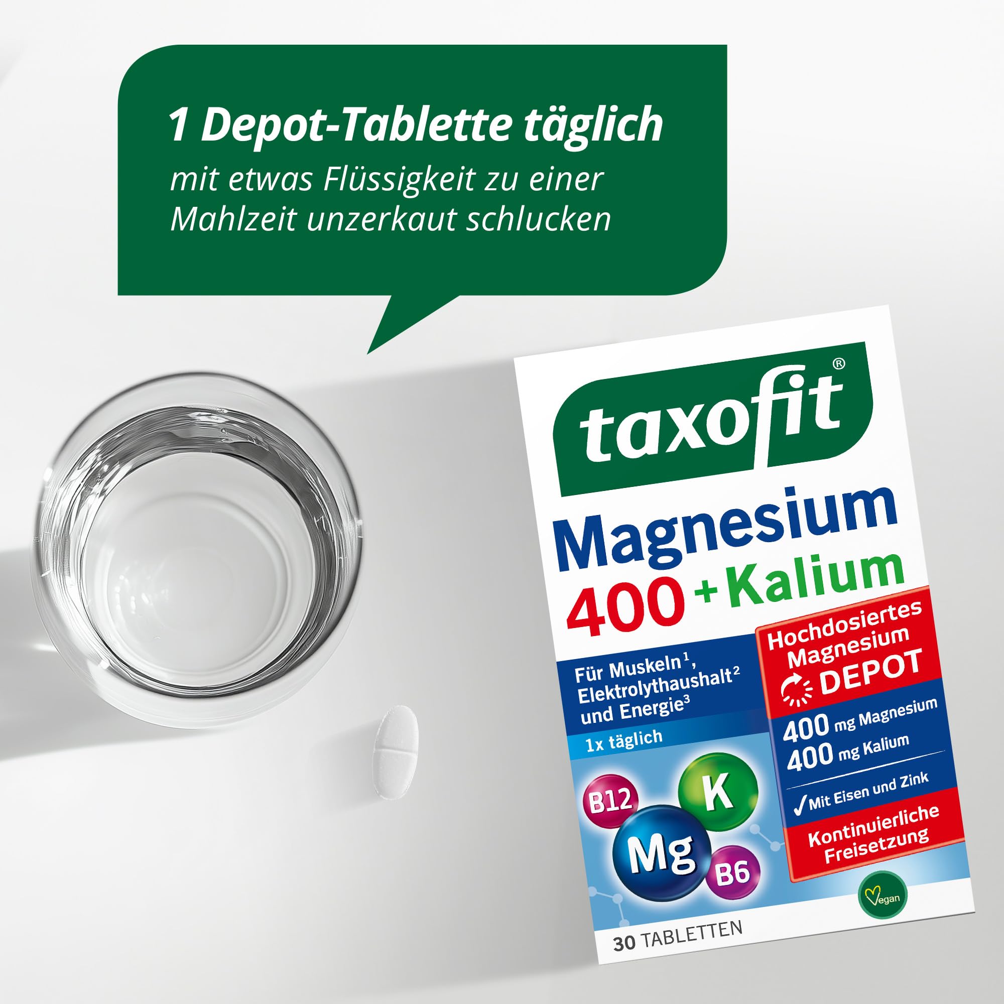 taxofit Magnesium + Kalium Tab 5 x 30 St.