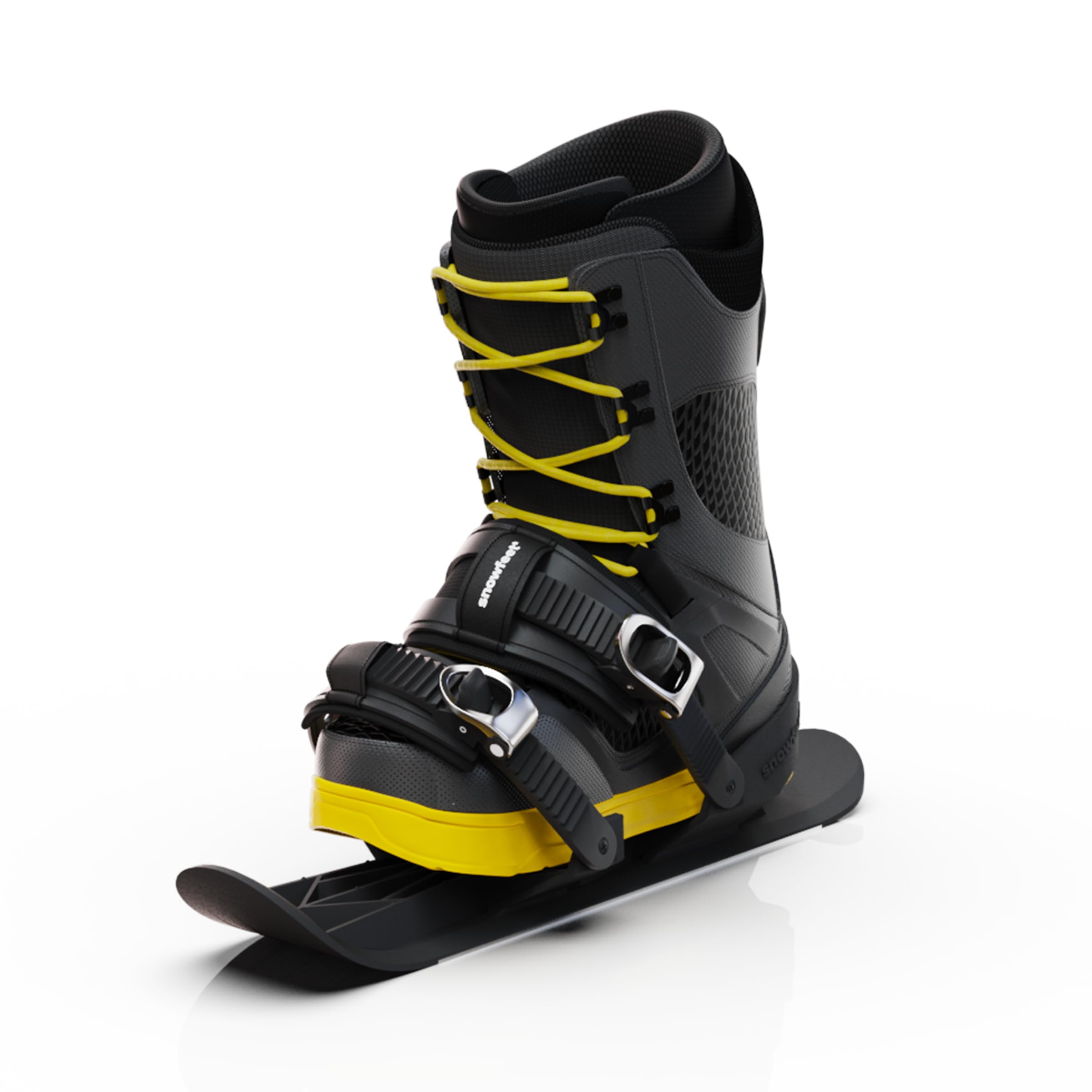 Amazon.com : Snowfeet PRO - Mini Short Ski Skates for Snow | Skis