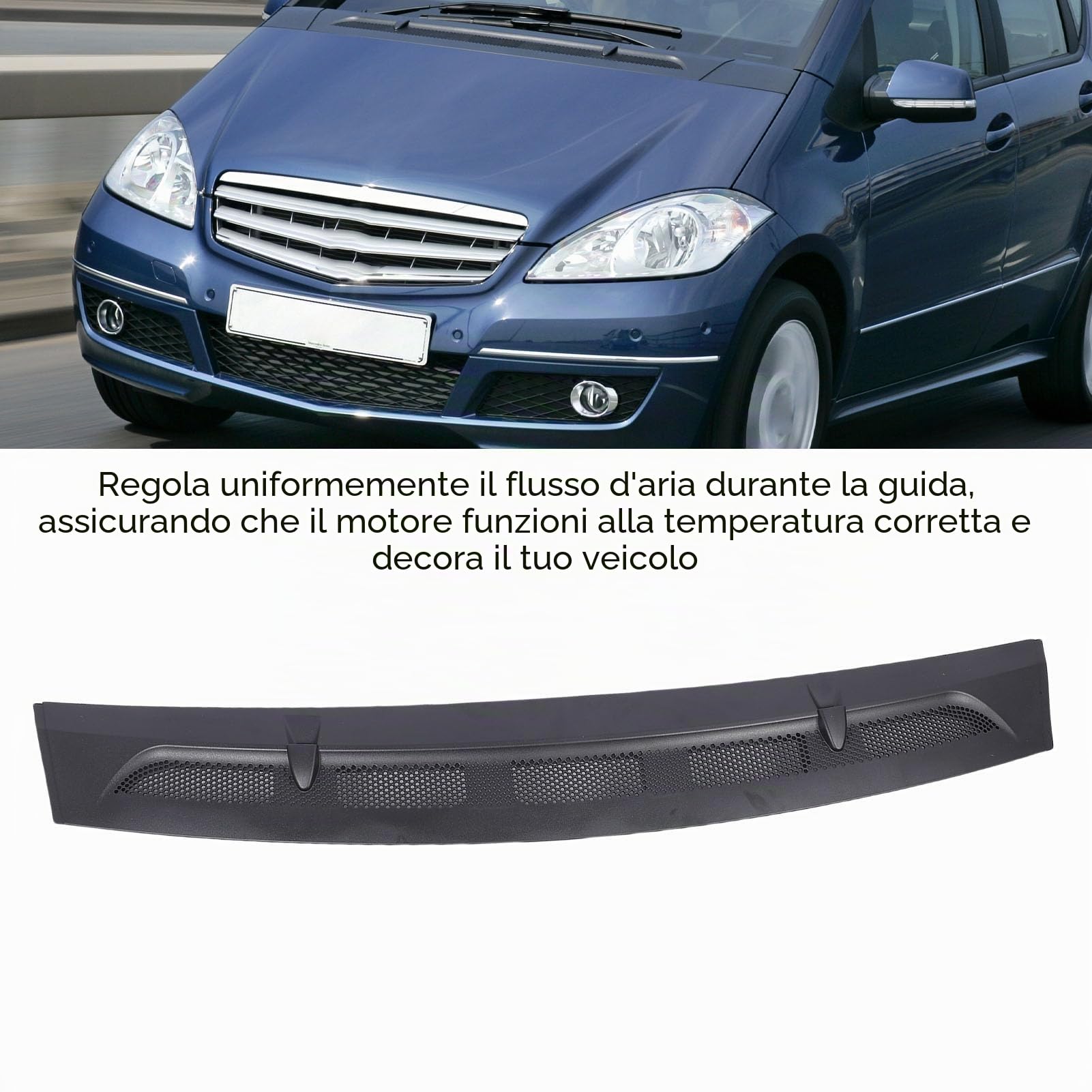 Cappuccio Anteriore Robusto, Mantiene Prestazioni e Aggiunge Stile, Griglia di Sfiato per Auto, for Proprietari A-Class W169 B-Class W245, Uso Quotidiano e Personalizzazione Veicolo