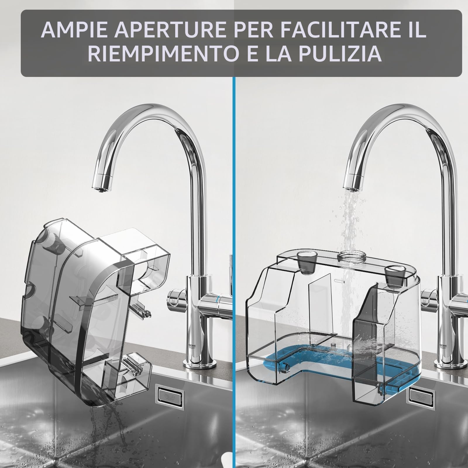 C10 530W Lavatappeti e Divani Lava e Asciuga, 18kPa Lavatappeti Aspirapolvere Tessuti Divani, Raggio D'Azione di 6M, Tubo Flessibile Da 1,2m,per Pulito, Mobili Imbottiti, Divani, Auto