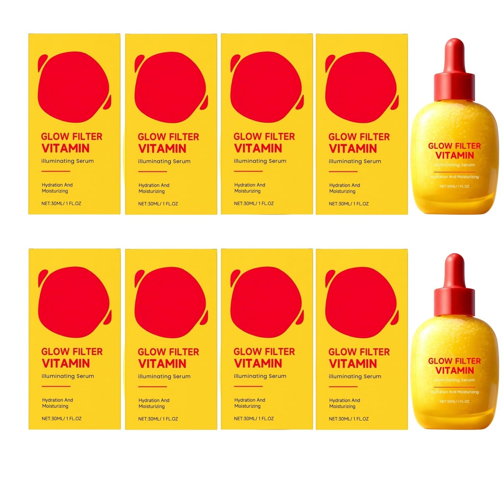 Siero di vitamina C per il viso, viso Collagen Booster Serum