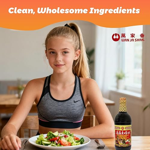 Miniatura 6 de Wan Ja Shan Vegetarian Mushroom Oyster Sauce, 33.8 fl. oz. VEGAN. NON-GMO. NO MSG ADDED. 100% Naturally Brewed. No Chemical Soy Sauce.No Caramel