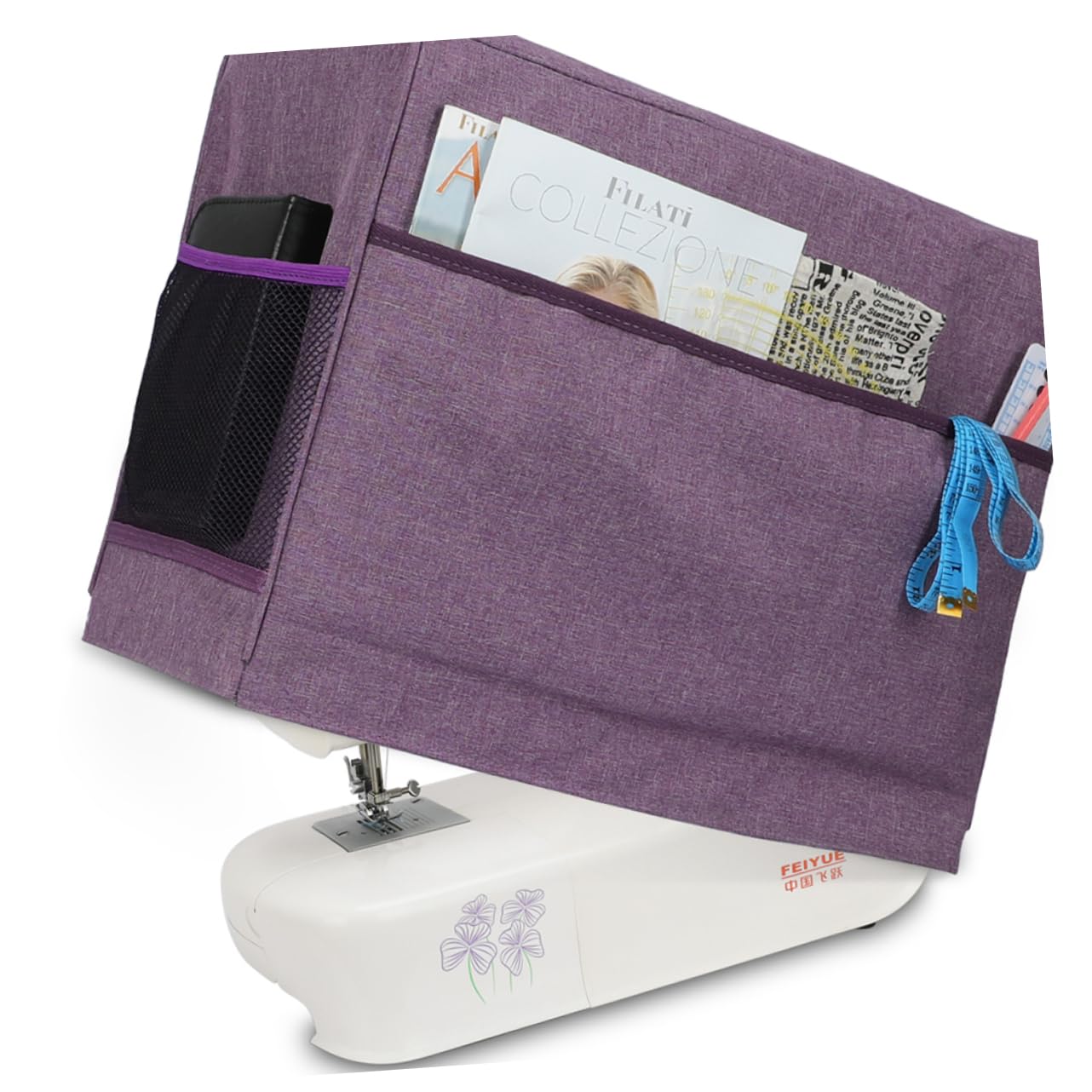 Housse de machine à coudre Oxford imperméable avec poches - 8