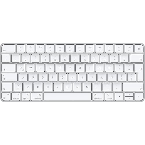 Apple Magic Keyboard: Wireless, Bluetooth, Rechargeable. Works with Mac, iPad, or iPhone; Spanish (Latin American) - White