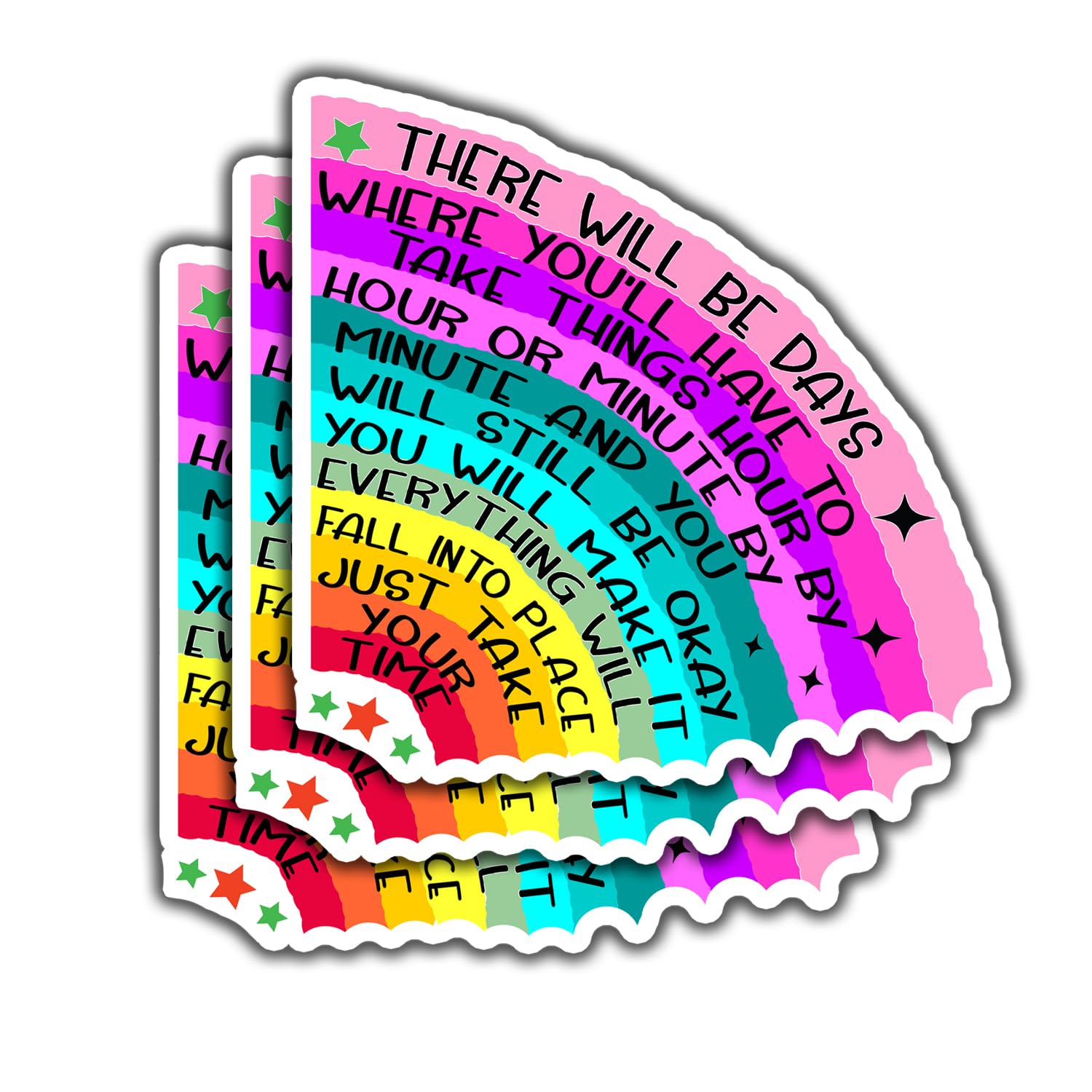 (3Pcs) There Will Be Days Where You'll Have to... Sticker, Gifts Funny Vinyl Stickers Decorate for Water Bottles, Books, Laptops, Phones, Tumblers,