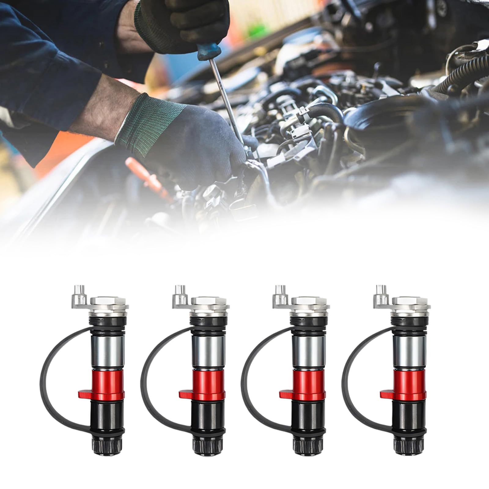 4PCS fortschrittliche Reifendruckkontrollventile für SUVs, LKWs und Motorräder verbessern den Grip auf anspruchsvollem Gelände Fahrzeugreifen Luftablassventil