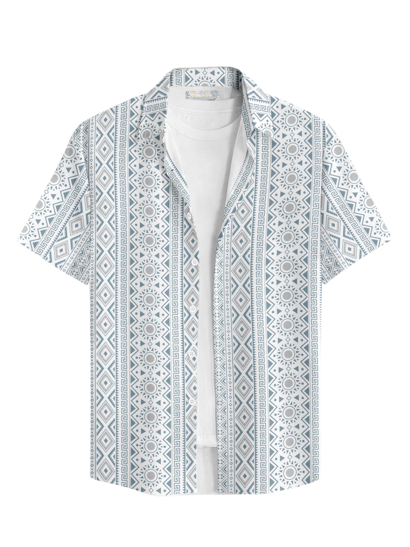 Trendy Regular Fit Printed Causal Shirt for Men - Pack of 1-image-12