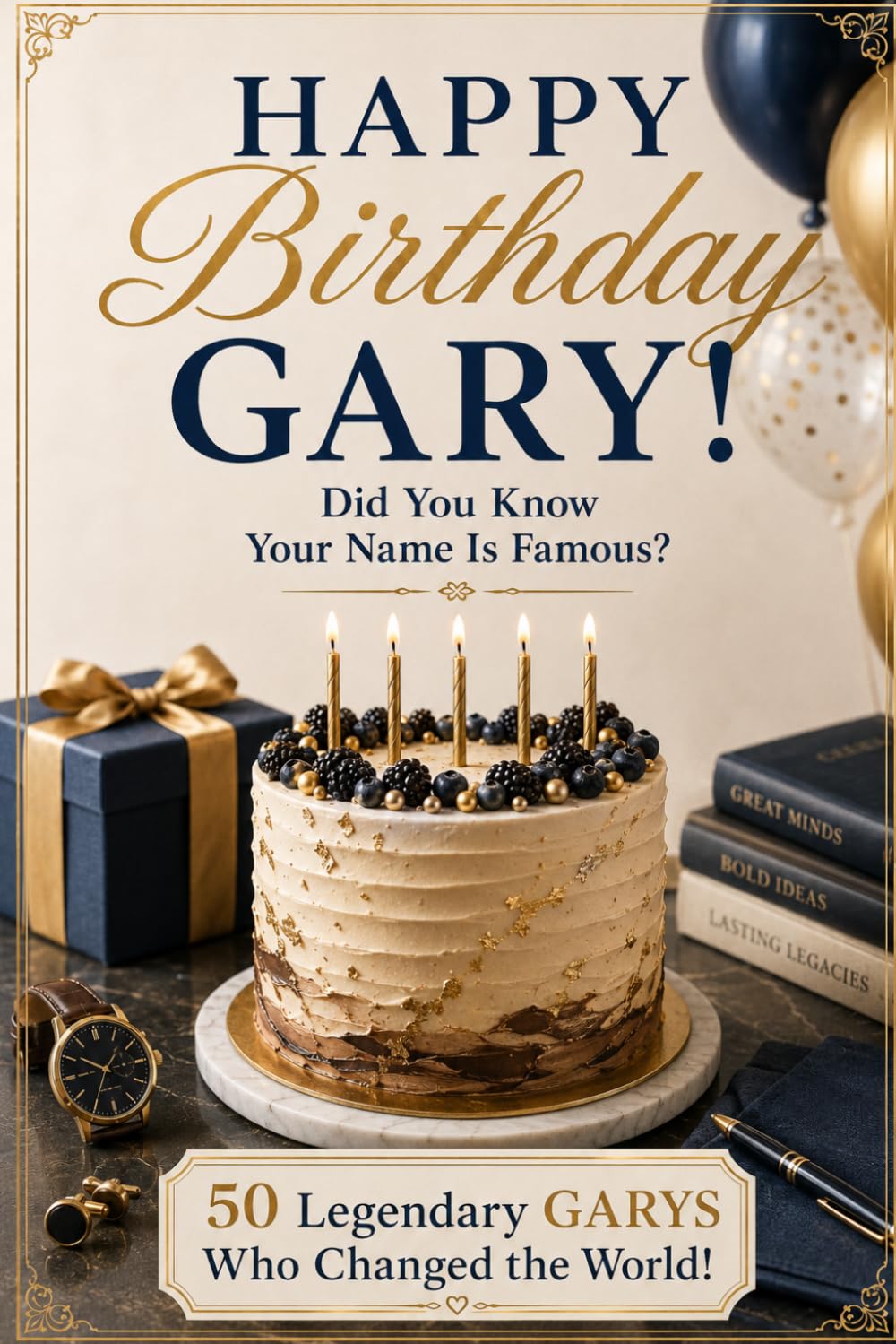 Happy Birthday, GARY! Did You Know Your Name Is Famous?: 50 Legendary Garys Who Changed the World