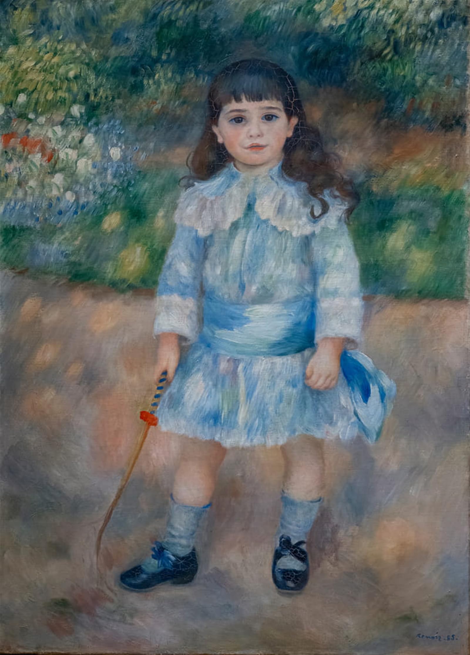 SERENDIPITP Abstract Painting Mural Print Picture Wall Decor Painting Child with a Whip by Pierre Auguste Renoir Vintage Wall Artwork for Home Decor 60x90cm
