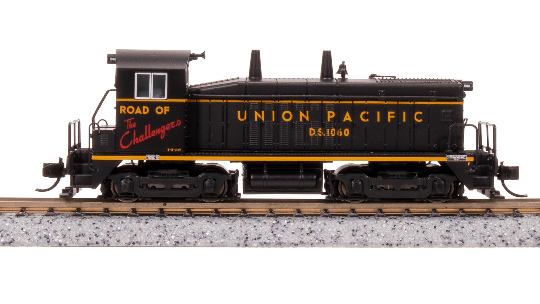 Broadway Limited 7501 EMD NW2, UP 1073, Black w/Yellow, Paragon4 Sound/DC/DCC, N Scale