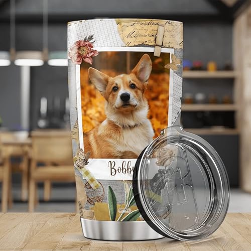 Miniatura 36 de CUBICER Vasos de café personalizados con tapa, fotos personalizadas, taza de acero inoxidable, citas con nombre personalizado, tazas aisladas