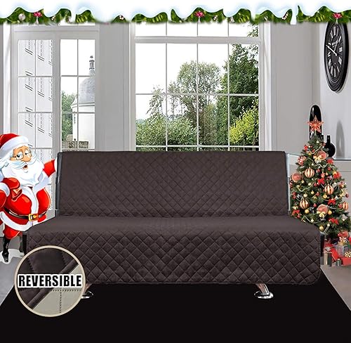 Miniatura 190 de Easy-Going - Funda reversible para sofá, resistente al agua, con varillas de espuma y correas elásticas, protector de muebles para mascotas y perros