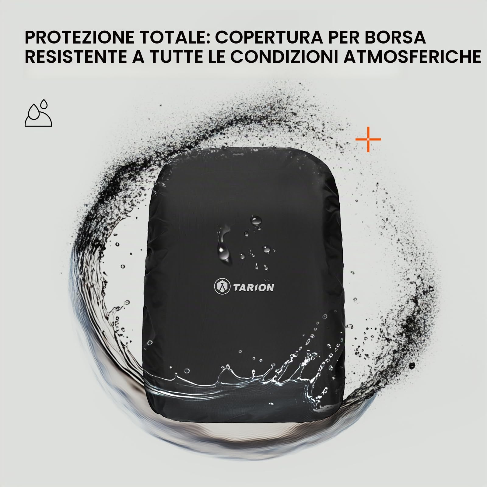 TARION Zaino Fotografico Professionale Borsa per Fotocamera Reflex DSLR con Custodia per Laptop 15" Copertura Antipioggia TB-04