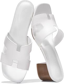 Project Cloud 100% Genuine Leather Block Heeled Sandals for Women(Opal)