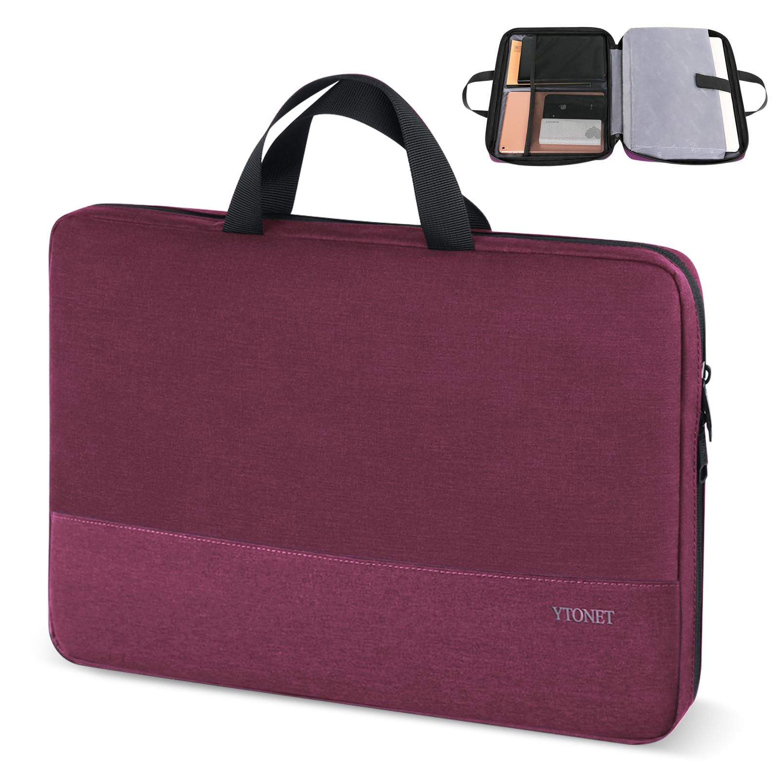 Ytonet Laptop Case 16 inch, 15-15.6 Inch Laptop Sleeve Cover with Handle