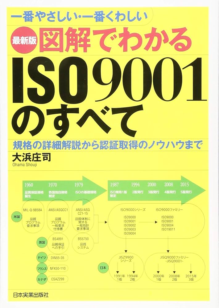 Amazon.co.jp: 最新版図解でわかるISO9001のすべて : 大浜 庄司: 本