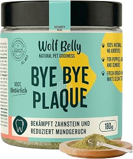 Wolf Belly Zahnpulver für Hunde & Katzen, 180g