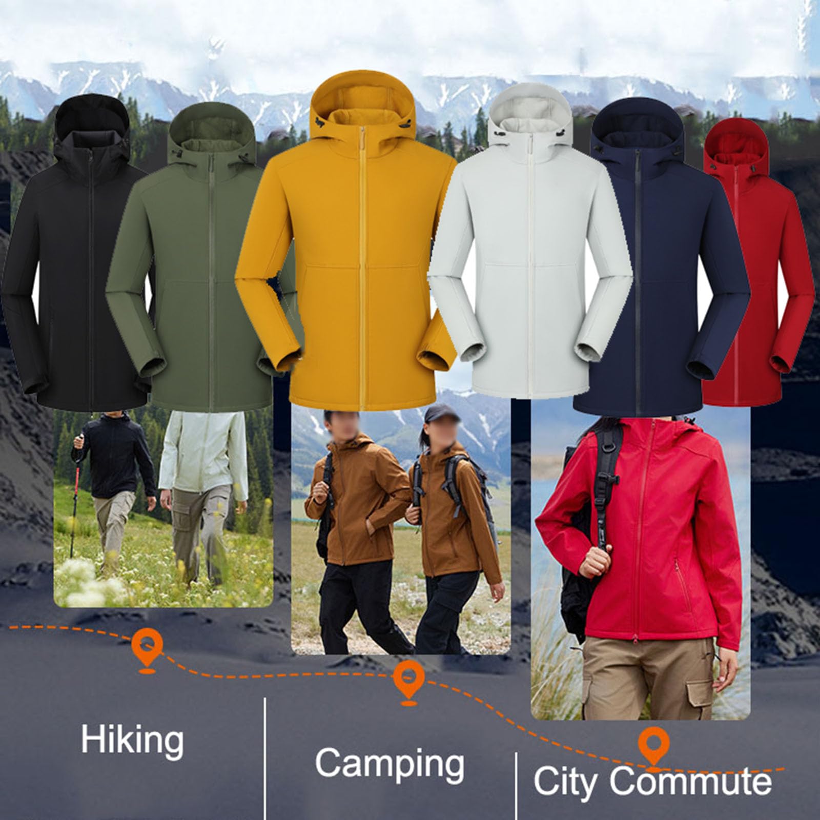 Kapuzenjacke Personalisier Maßgeschneiderte Jacke mit Foto Und Text Softshelljacke Unisex KapuzenjackeRed,4XL
