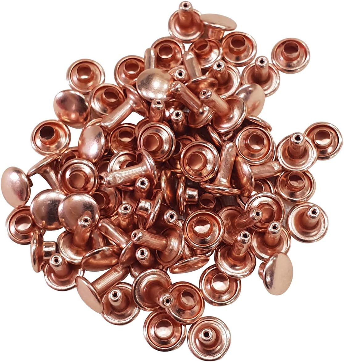 Trimming Shop Double Cap Rivets Leather Rivets Tubular Metal Studs for
