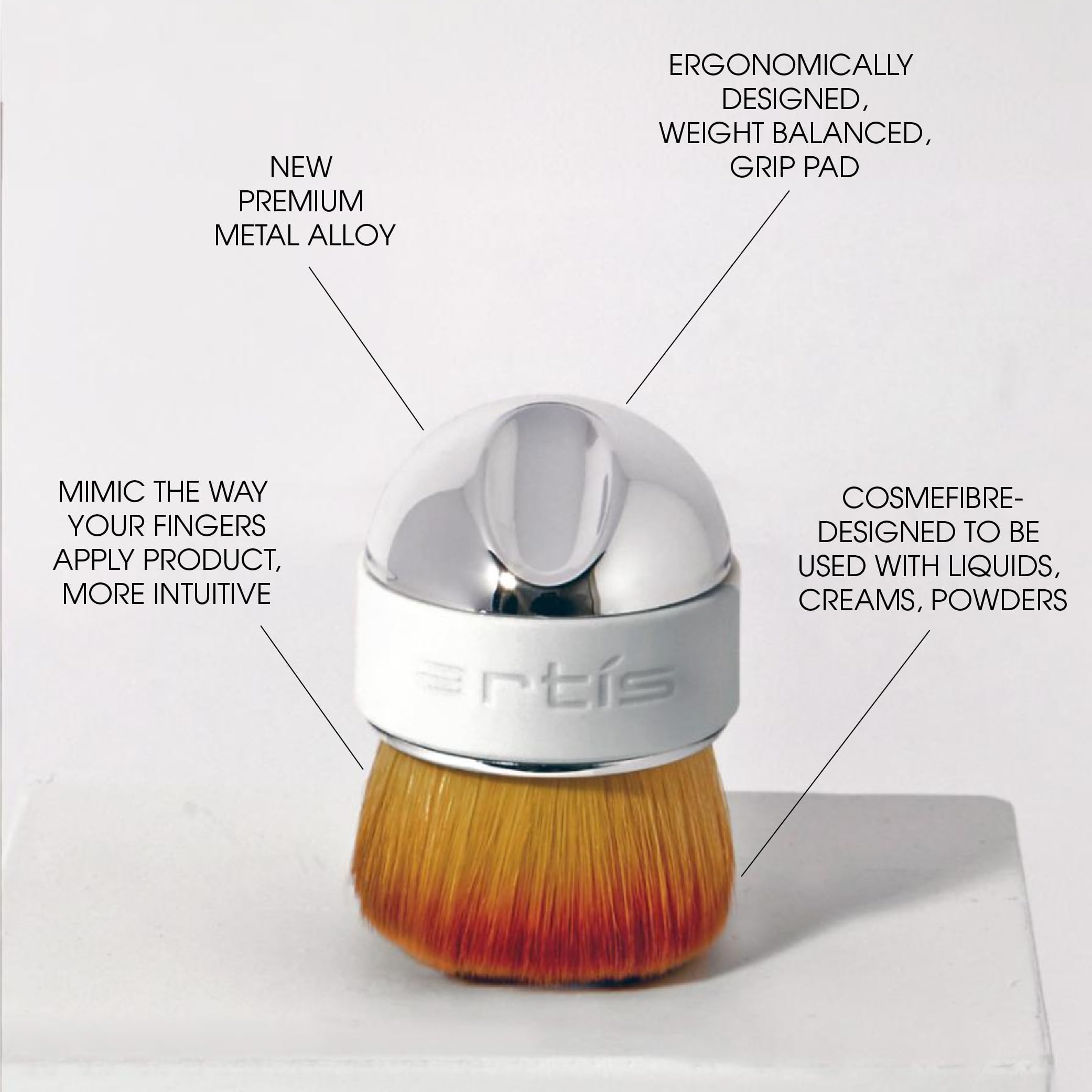 Artis Elite Collection Mirror Finish Brush, Palm Mini