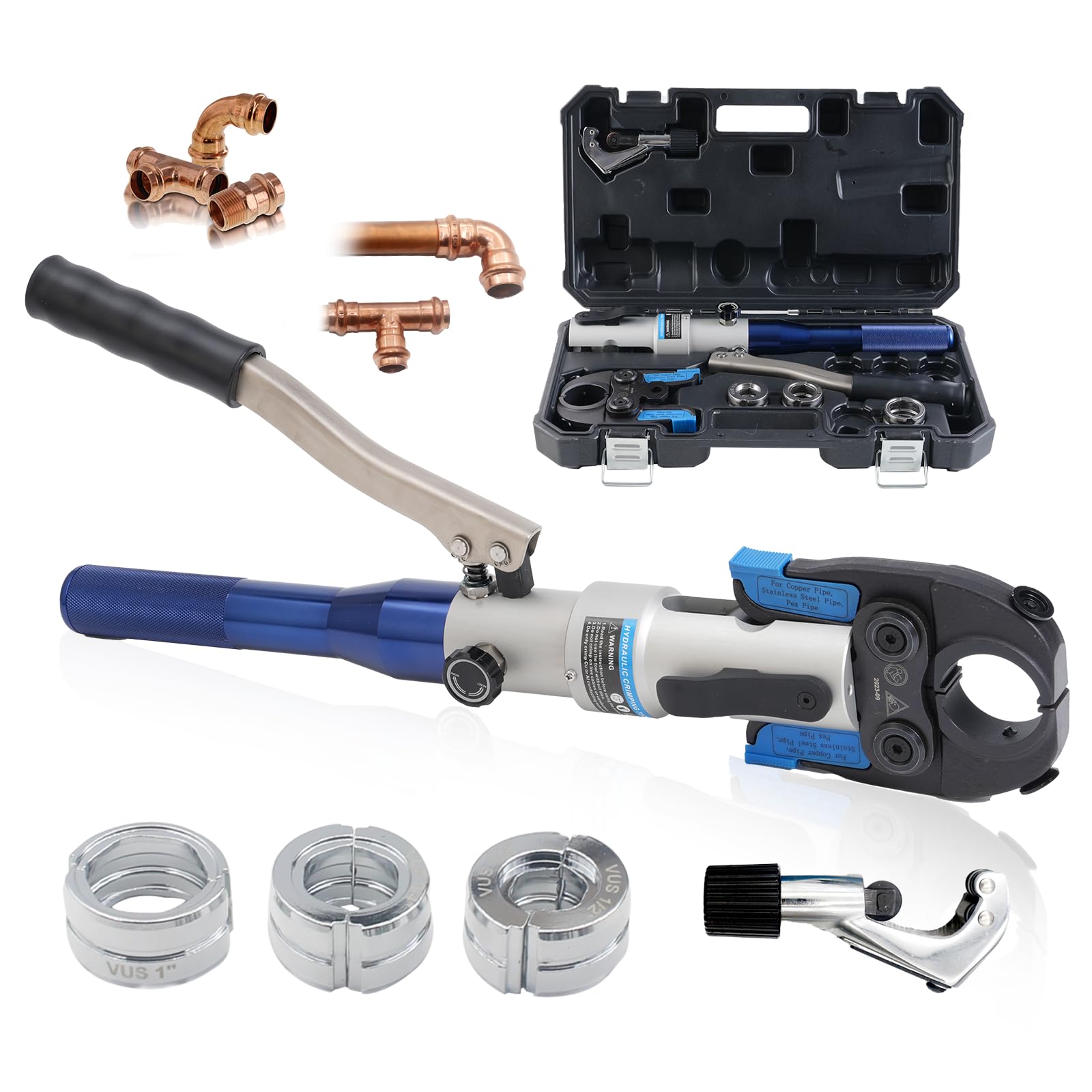 Snapklik.com : BANCHEE Hydraulic Copper Pipe Fitting Crimping Tool