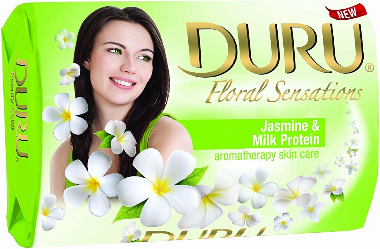Duru Floral Sensation Skin Care Soap with Jasmine and Milk Protein