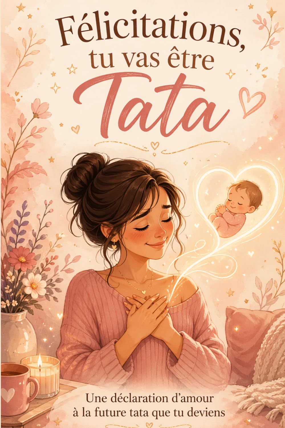 Félicitations, tu vas être Tata: Le livre cadeau tendre et émouvant pour annoncer une grossesse et célébrer une future tata