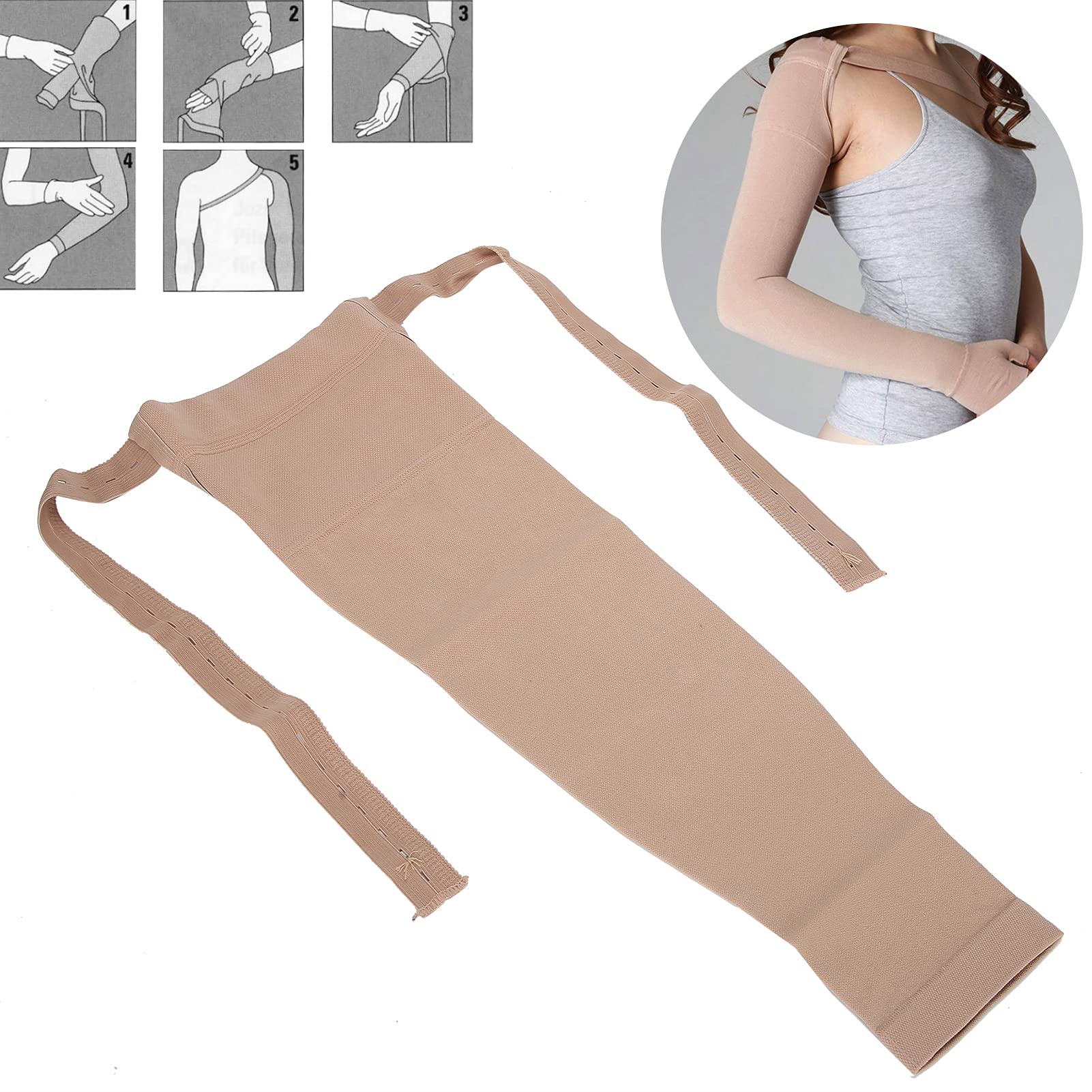 Post Mastectomy Compression Sleeve, Elastic Lymphedema Sleeve Arm