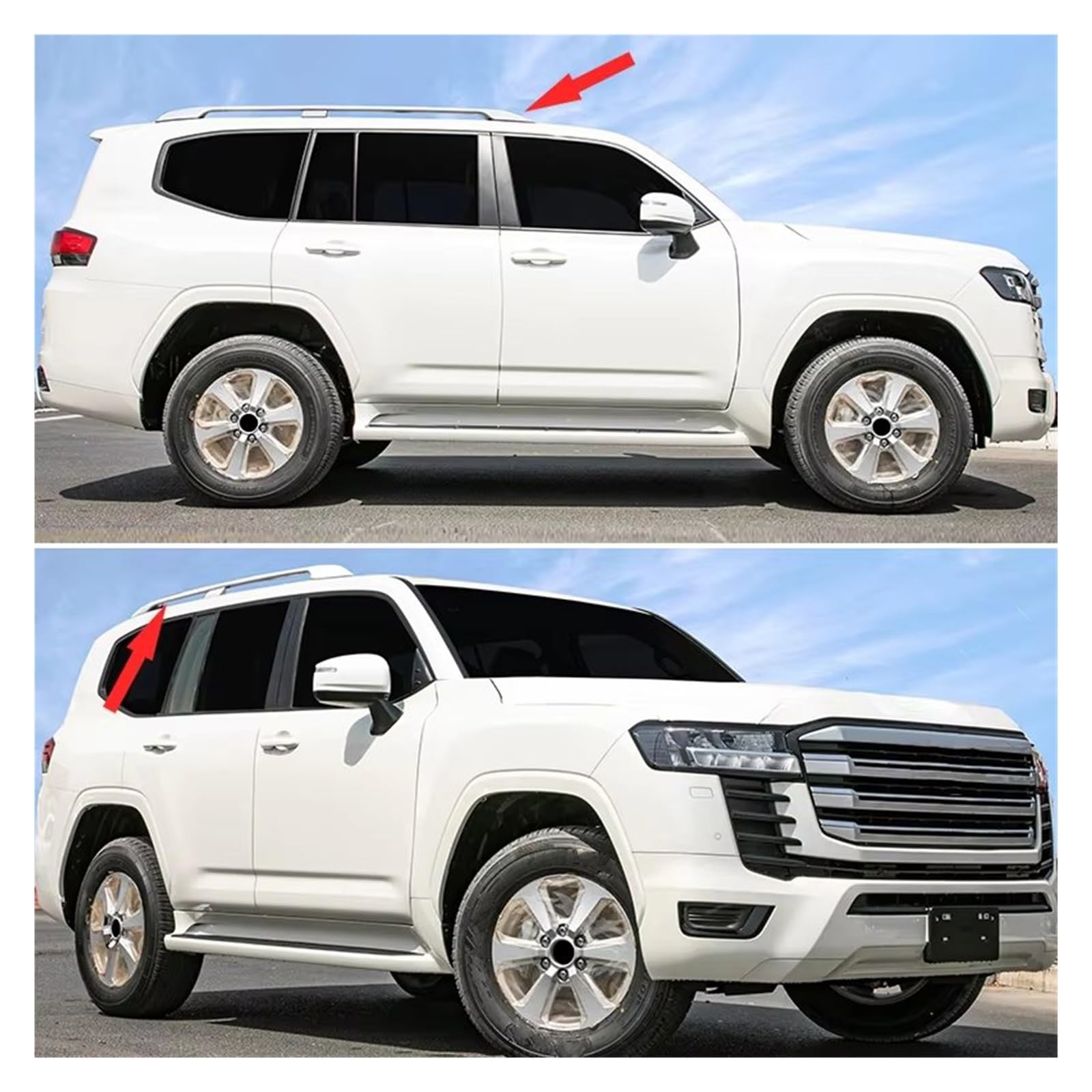Barras Transversales De Techo Para Toyota Para Land Para Cruiser 300