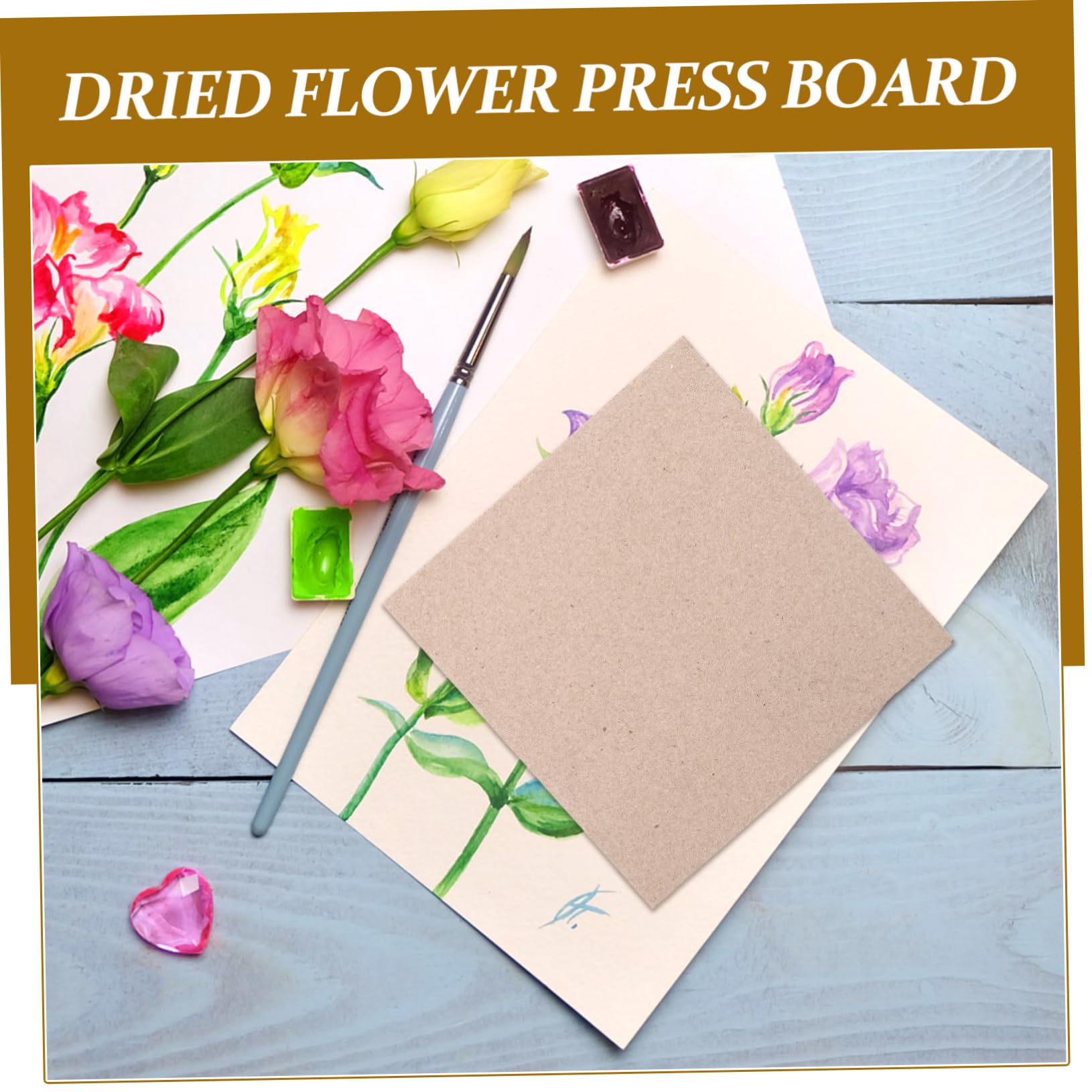 50 Feuilles Papier Buvard A4 Pour Presse à Fleurs - 30x20 Cm - Absorption Haute - Pour Herbier, Fleurs Séchées, DIY - 7