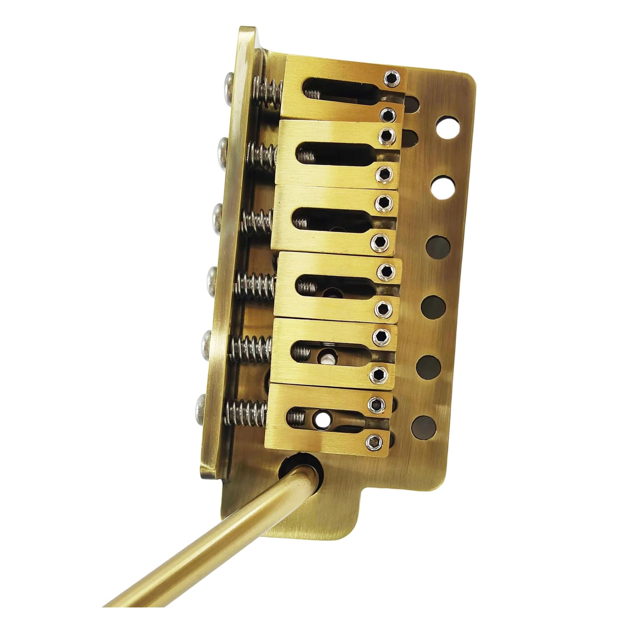 Puente De Latón Para Guitarra Eléctrica Bajo Colisión Doble Trémolo Accesorios Profesionales Para Principiantes | Puente de guitarra