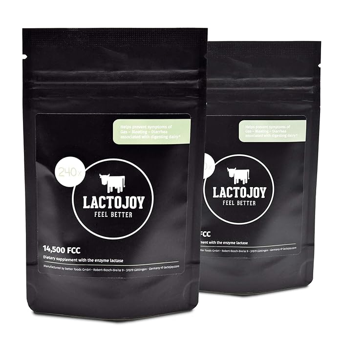 Buy LactoJoy Lactase Pills I 2 x 240 Pieces Refill Package I Powerful