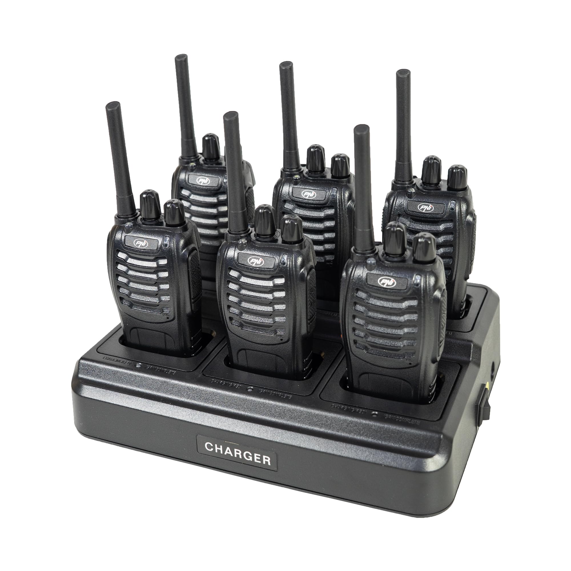 Cargador múltiple PNI WCR406 para Carga simultánea de 6 Estaciones de Radio PNI PMR R40 Pro