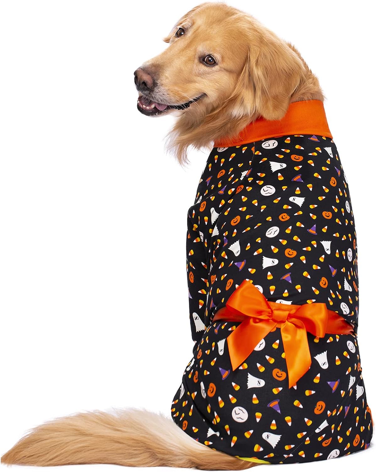 Halloween Medium Large Dog Recovery Suit for Female Male Dog After Surgery Neuter Spay Onesie for Shedding Prevent Licking Surgical Wound Dog Cone Alternative
