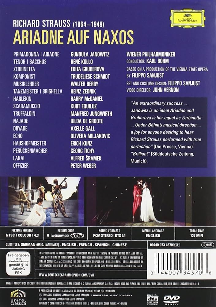 その他 Ariadne Auf Naxos [DVD] 9jupf8b Amazon.co.jp: Strauss: Ariadne Auf Naxos [DVD] : Harding