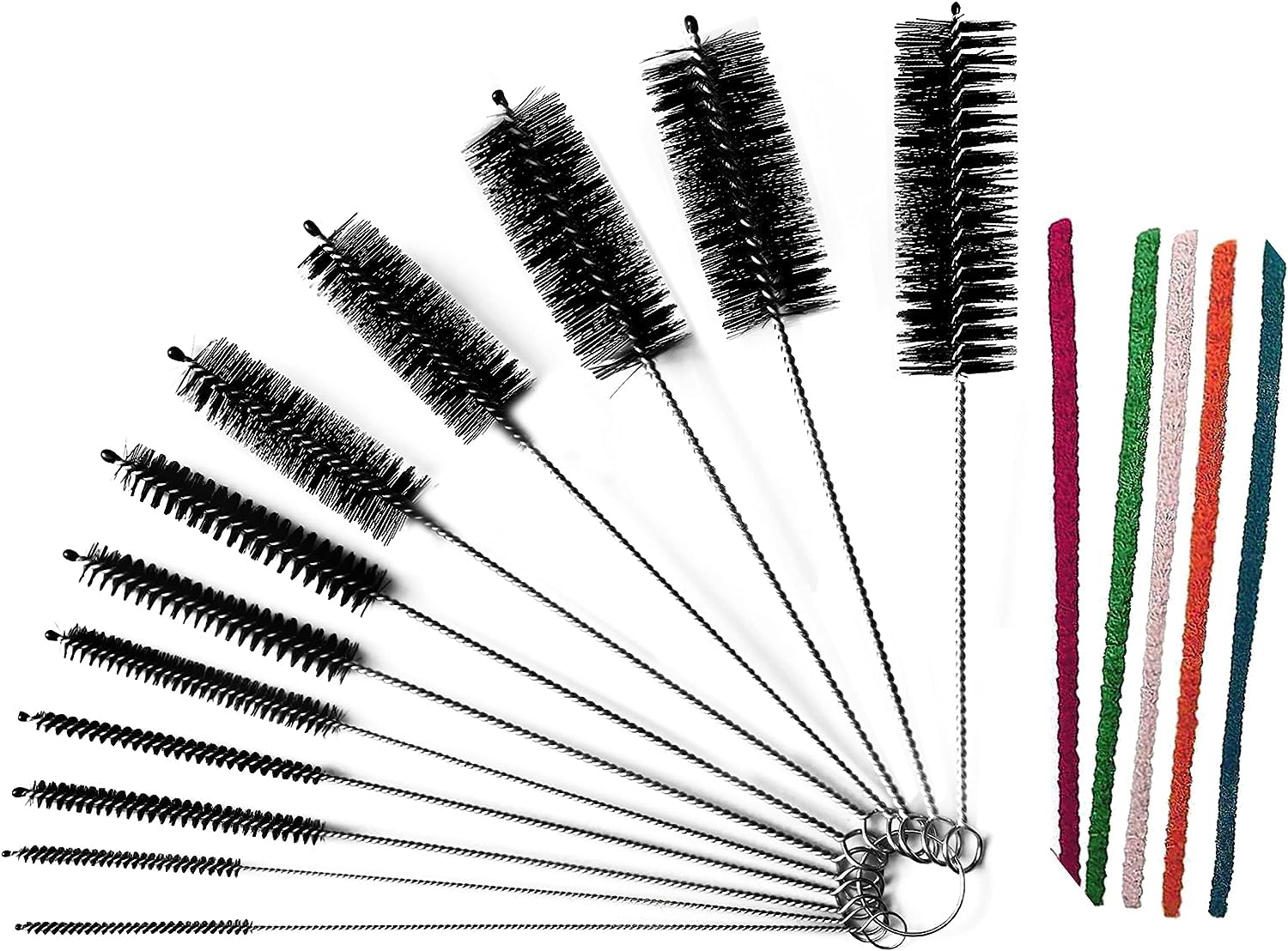 Pipe Cleaners | Cleaning Brushes for Small Spaces | Multi-Size Straw, Window, Airbrush Air Up Bottle Cleaner