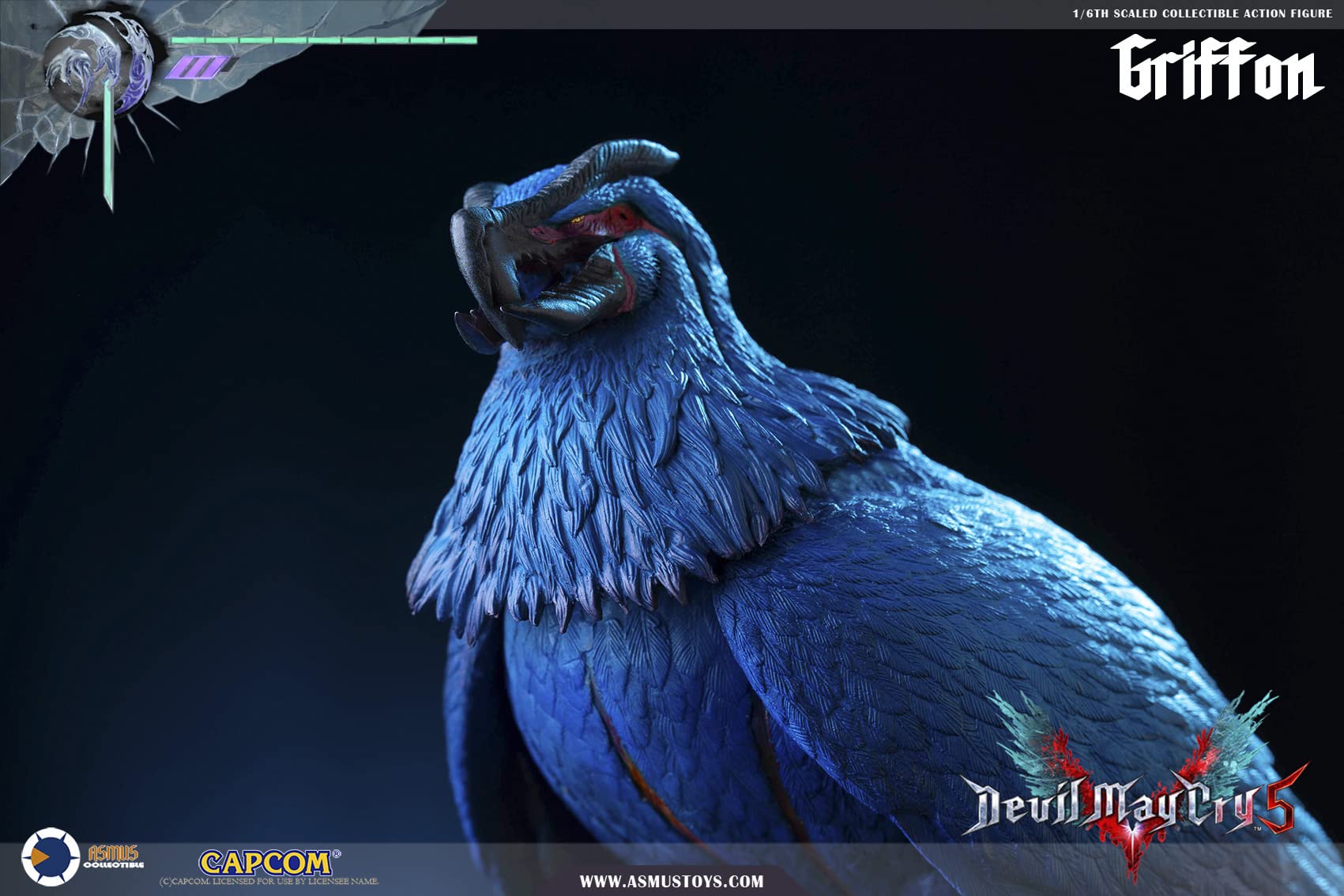 レア物 デビルメイクライ5 グリフォン フィギュア アスモストイズ ホットトイズ Asmus Toys 1/6 グリフォン デビルメイクライ 5 Griffon DMC501G