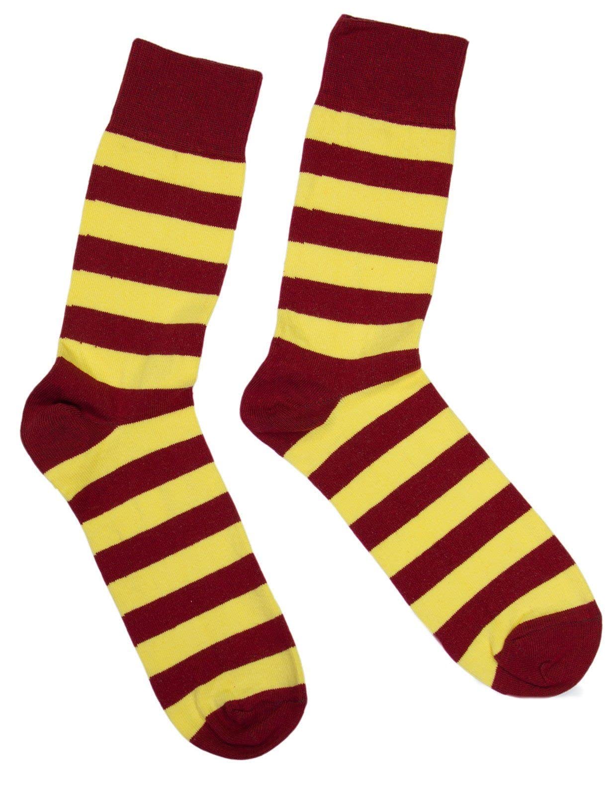 The Regimental Shop Men's Red/Yellow Royal Regit Of Fusiliers Regital Socks