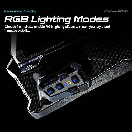 Miniatura 7 de Auriculares Bluetooth para Motocicleta Logto GT0 con Casco de Moto, Bluetooth 5.3, Respuesta Automática, IPX6 Impermeable, Sistema de Comunicación