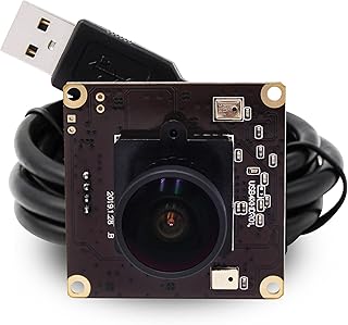Svpro Ultra HD 4K USB Camera Module with Microphone,Camera Board with 170 Degree Fisheye Lens USB Webcam with Sony IMX317 CMOS Sensor,Plug Play UVC Camera 3840x2160 Resolution 30fps