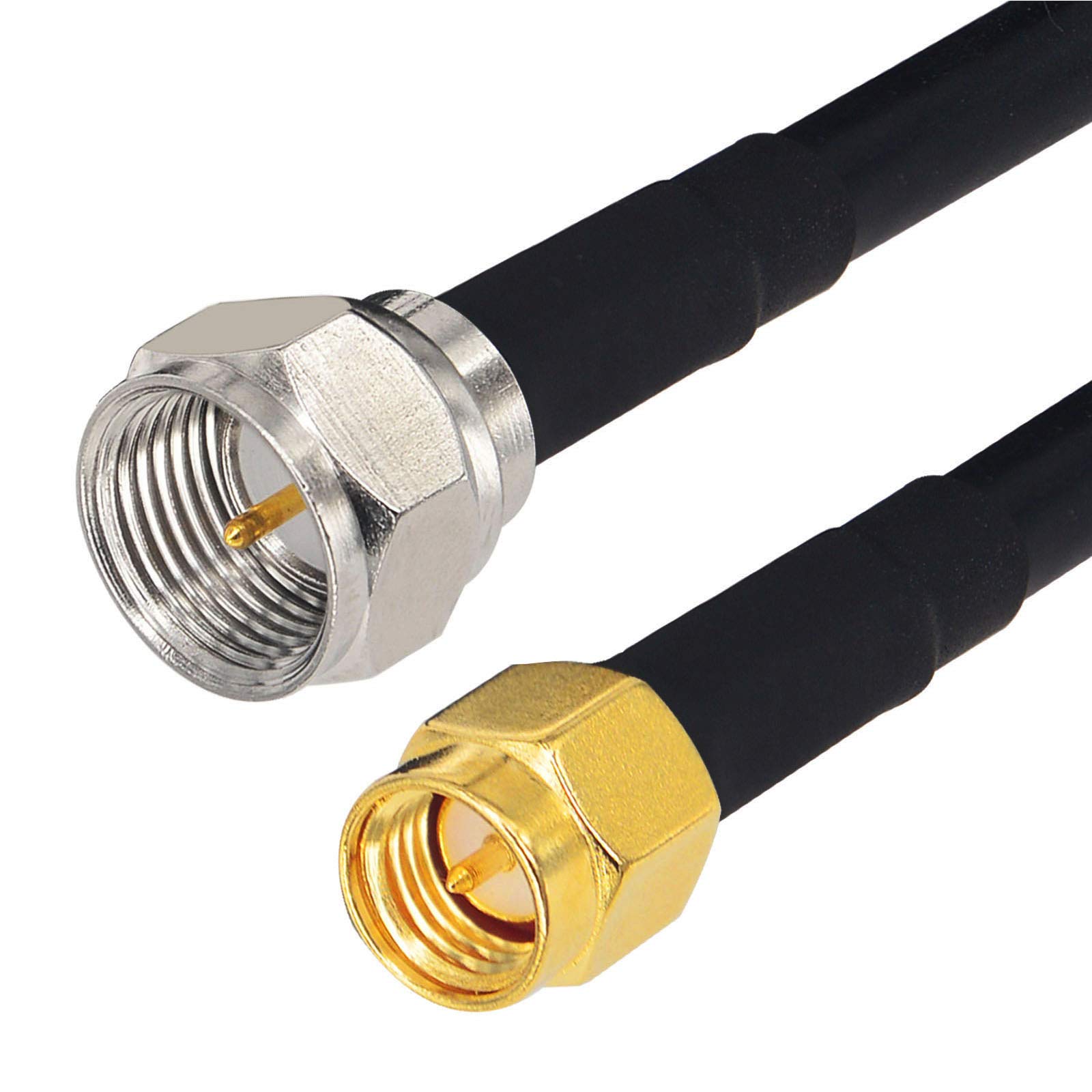 Kit Prolunga Antenna WiFi SMA 30 M – Cavo Coassiale RG58 Con 5 Adattatori, Per 3G/4G/LTE/WiFi 6