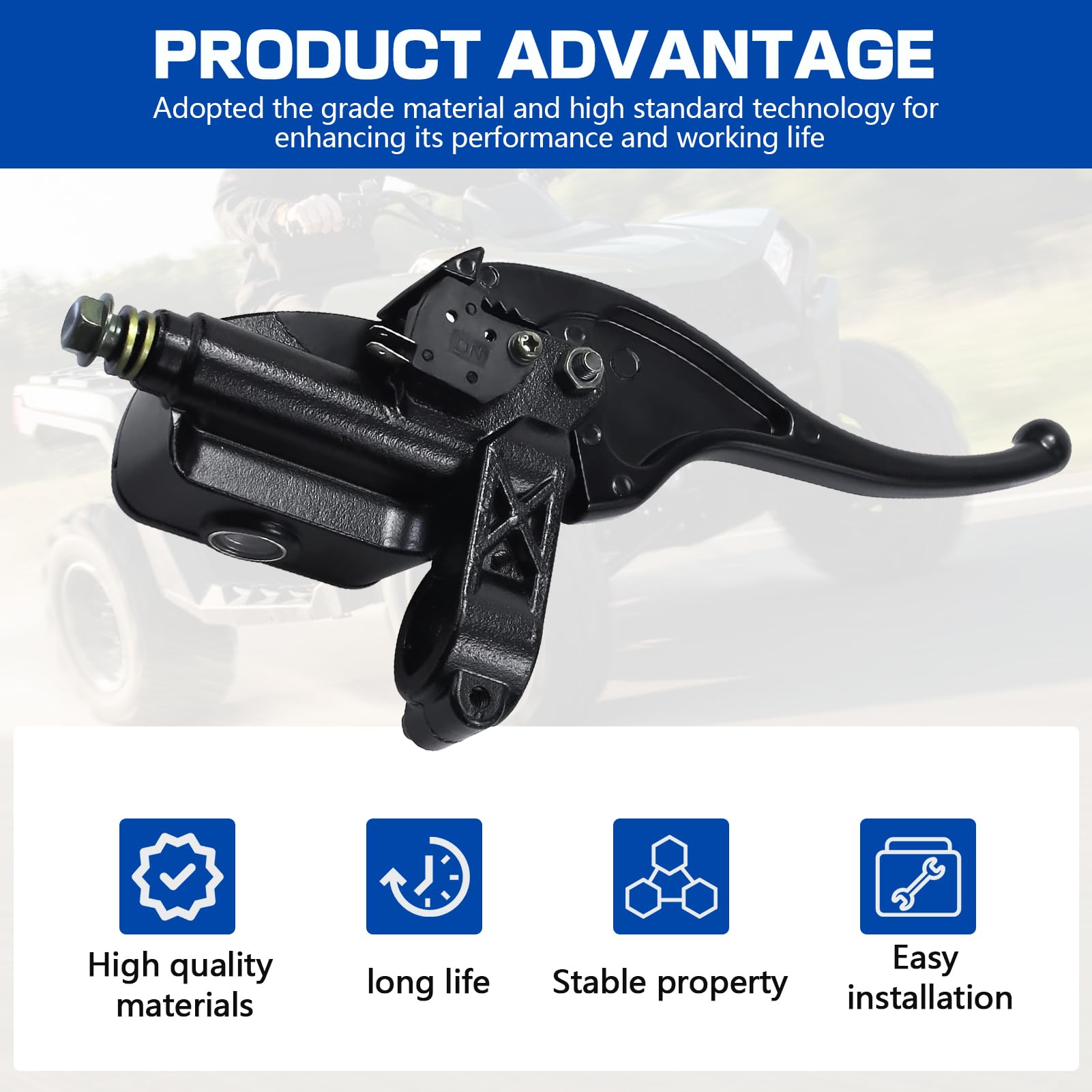 7/8” Brake Master Cylinder Replacement For Polaris Predator Outlaw 500 525 ATV