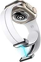 Vista 17 de Embr Wave 2 bandas compatibles con hebilla magnética de silicona suave, correa de repuesto compatible con pulsera térmica Embr Wave 2