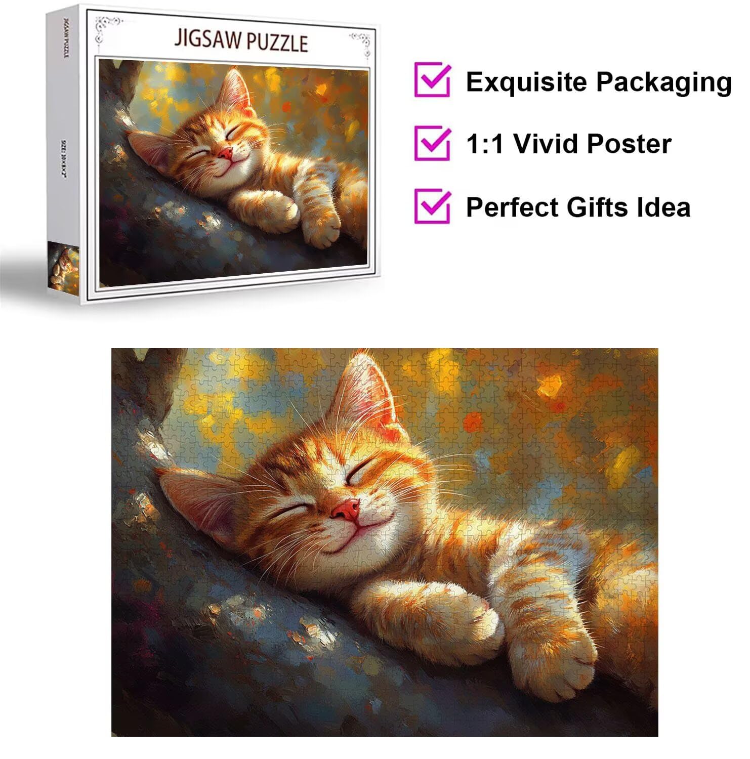 Puzzle 4000 Teile Katzen Herausforderndes Klassische Puzzles, n-507